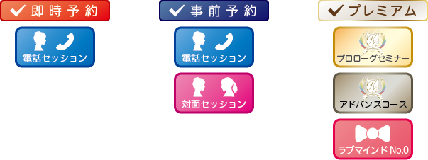 各お申し込みページへリンク