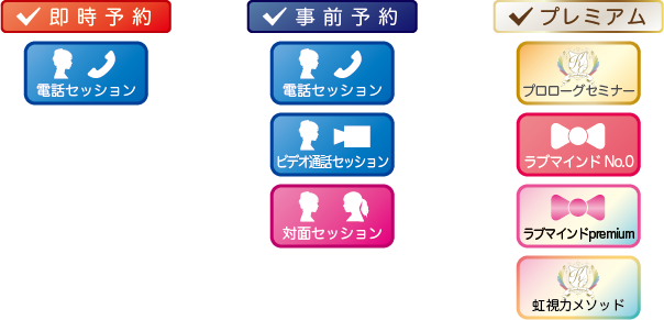 各お申し込みページへリンク