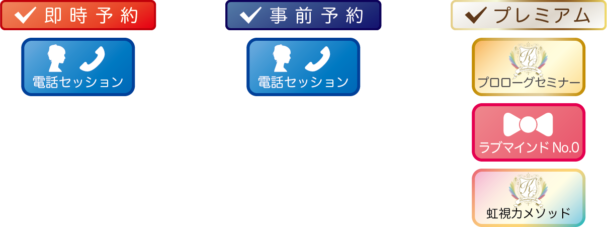 各お申し込みページへリンク